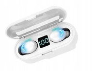 KIK Wireless headphones F9 Bluetooth 5.0 - Powerbank 2000 mAh white - Wireless Headphones