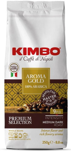 Kimbo Retail Aroma Gold 100% Arabica 250g beans - Coffee - Main image