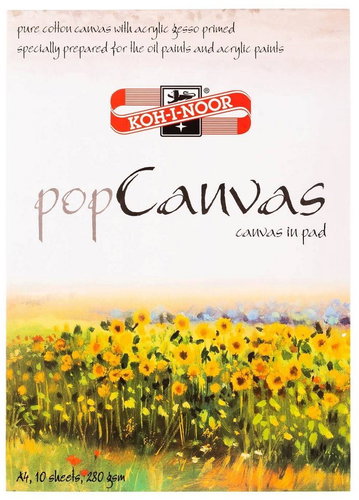 KOH-I-NOOR 9920 CANVAS A4, 280 g/m2, 10 Blatt - Skizzenblock - Hauptbild