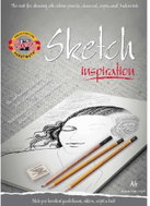 KOH-I-NOOR Sketch Inspiration előre nyomtatott motívumokkal A4, 20 lap - Vázlattömb