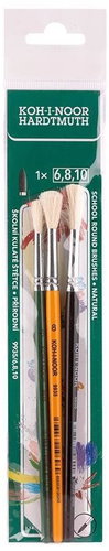 KOH-I-NOOR 9935 kulaté, velikost 6, 8 a 10 - sada 3 ks - Brush - Main image