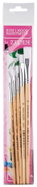 KOH-I-NOOR ploché syntetické, velikost 2, 4, 6, 10 a 14 - sada 5 ks - Brush