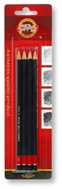 KOH-I-NOOR 1935 šestihranné grafitové HB, 2B, 4B, 6B - sada 4 ks - Pencil