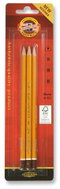 KOH-I-NOOR 1580 trojhranné grafitové B - sada 3 ks - Pencil