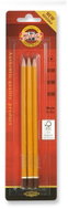 KOH-I-NOOR 1580 trojhranné grafitové HB - sada 3 ks - Pencil