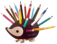 KOH-I-NOOR 9960S dřevěný ježek s pastelkami hnědý, malý 24 barev - Coloured Pencils