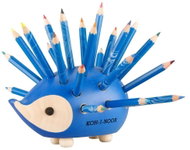 KOH-I-NOOR 9960M dřevěný ježek s pastelkami modrý, malý 24 barev - Coloured Pencils