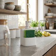 Wenko Kitchen Set Festival White 2 in 1 - Detergent Dispenser