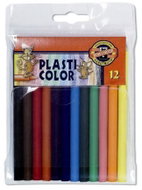 KOH-I-NOOR PLASTIcolour 8732/12 - wax pencils - 12 pcs - Wax Crayons