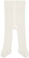 KipKep Stay-on-Tights Newborn Off White - Stockings