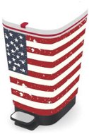 KIS waste bin Chic Bin M - American Flag 35l - Rubbish Bin