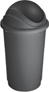 KIS Kôš na odpad Pivot - sivý 60 l - Odpadkový kôš