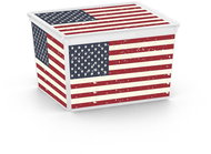 KIS C Box Style American Flag Cube 27 litres - Storage Box