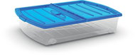 KIS Storage Box XL Blue Lid 56l on Wheels - Storage Box
