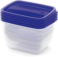 KIS Sada Food Box VEDO 4× 0,75 l modrý - Úložný box