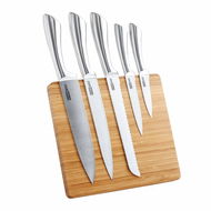 Kitchen Artist Stainless Steel Knife Set in a Bamboo Block 5pcs - Knife Set