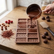 TORO Chocolate mould silicone 12 pcs. - Mould
