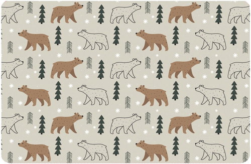 KITCHISIMO Plastic placemat "Bear" - Placemat - Main image
