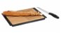 KITCHEN ARTIST Bambus-Schneidebrett mit Brotmesser MEC121 - Schneidebrett