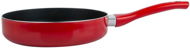 KITCHISIMO tiefe Bratpfanne 24 cm schwarz/rot, antihaftbeschichtet - Pfanne