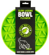 Kiwi Walker Flower Slow-Licking Bowl Maxi, zelená - Lízací podložka
