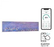 Klarstein Wonderwall Air Art Smart, water lily - Infrared Heater Panel