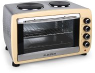 Klarstein Omnichef 45 with 2 Cooking Plates, Cream - Mini Oven