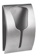 Kleine Wolke Tulip Wall Hook, Self-Adhesive, Chrome - Bathroom Hook
