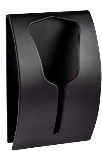 Kleine Wolke Tulip Wall Hook, Self-adhesive, Black - Bathroom Hook - Main image