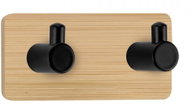 Kleine Wolke Bamboo Duo Wall Hook Natural - Bathroom Hook