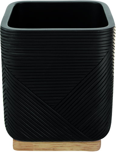 Kleine Wolke Crossover Toothbrush Holder, Black - Toothbrush Holder Cup - Main image