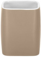 Kleine Wolke Cubic Toothbrush Holder Taupe - Toothbrush Holder Cup