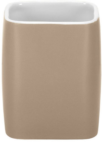 Kleine Wolke Cubic Toothbrush Holder Taupe - Toothbrush Holder Cup - Main image