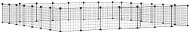 SHUMEE 28-panelová ohrádka pre zvieratá s dvierkami čierna 35 × 35 cm oceľ, 3114020 - Klietka pre hlodavce