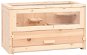 Klietka pre hlodavce SHUMEE Klietka pre škrečky 60 × 30 × 35 cm masívne jedľové drevo - Klec pro hlodavce