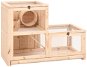 SHUMEE Klec pro křečky 81 × 40 × 60 cm masivní jedlové dřevo - Cage for Rodents