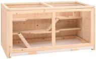SHUMEE Klietka pre škrečky 89,5 × 45 × 45 cm masívne jedľové drevo - Klietka pre hlodavce