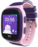 KLOKI Dětské volací GPS hodinky - Růžové - Chytré hodinky