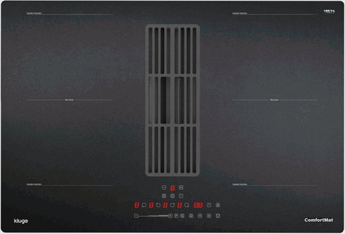 KLUGE KHI8000B – 4 years after registration - Cooktop with Integrated Ventilation - Main image