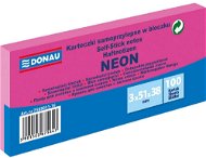 DONAU 38 × 51.3, 100l., neonově růžový - Sticky Notes