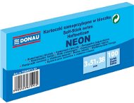 DONAU 38 × 51.3, 100l., neonově modrý - Sticky Notes