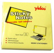 Auro Office Samolepící bloček 75 × 75, 100l., žlutý - Sticky Notes