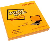 Europen Samolepící bloček 76 × 76/100l., neon oranžová - Memo Pad
