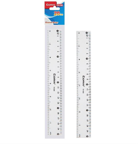 Comix Ruler 20cm, clear, R1008 - Vonalzó - Fő fotó