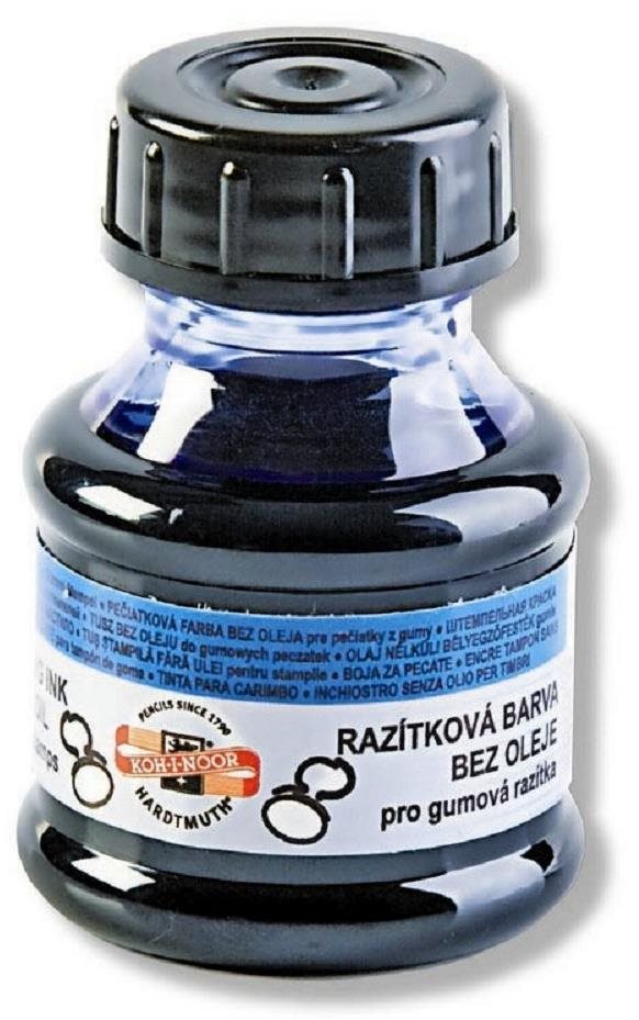 Koh-i-noor 142503 - bélyegző tinta, 50 g, kék