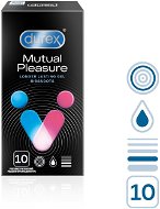Condoms DUREX Mutual Pleasure 10 pcs - Kondomy