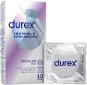 Kondómy DUREX Invisible Extra Lubricated 10 ks - Kondomy