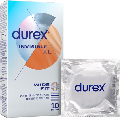 Durex INVISIBLE - XL Extra Large 3's