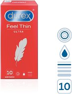 DUREX Feel Thin Ultra 10 pcs - Condoms