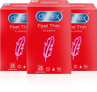 DUREX Feel Thin Classic Pack 3× 18 ks - Kondómy